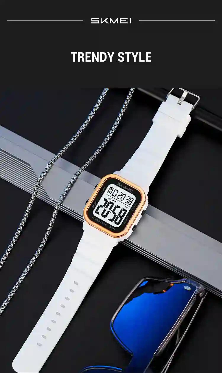SKMEI 5Bar Waterproof Military Watch Countdown Alarm Clock LED Light Electronics Wristwatches Digital Sports Watchesreloj hombre