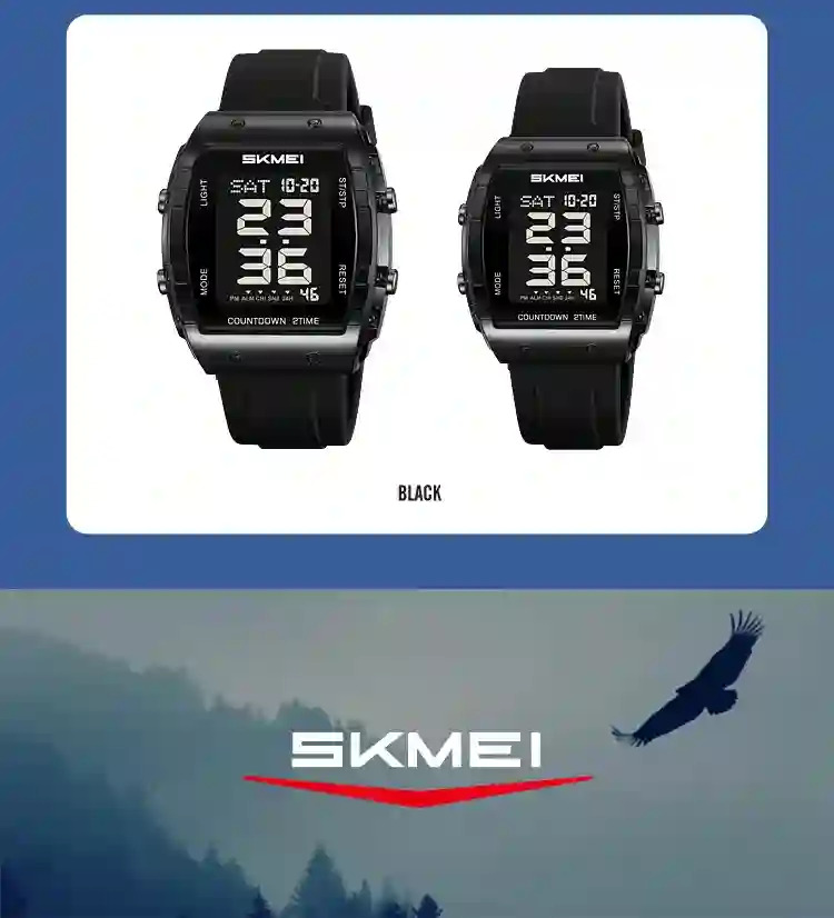 SKMEI Casual Multifunctional Waterproof Electronics Watches Sports Digital Wristwatches For Mens Women Chrono Watch Reloj Hombre