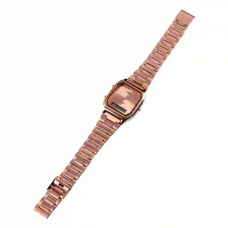 SKMEI Fashion Stainless Steel Strip Digital Wristwatches For Men Women Waterproof Alarm 3 Time Chrono Watches Electronics Watch
