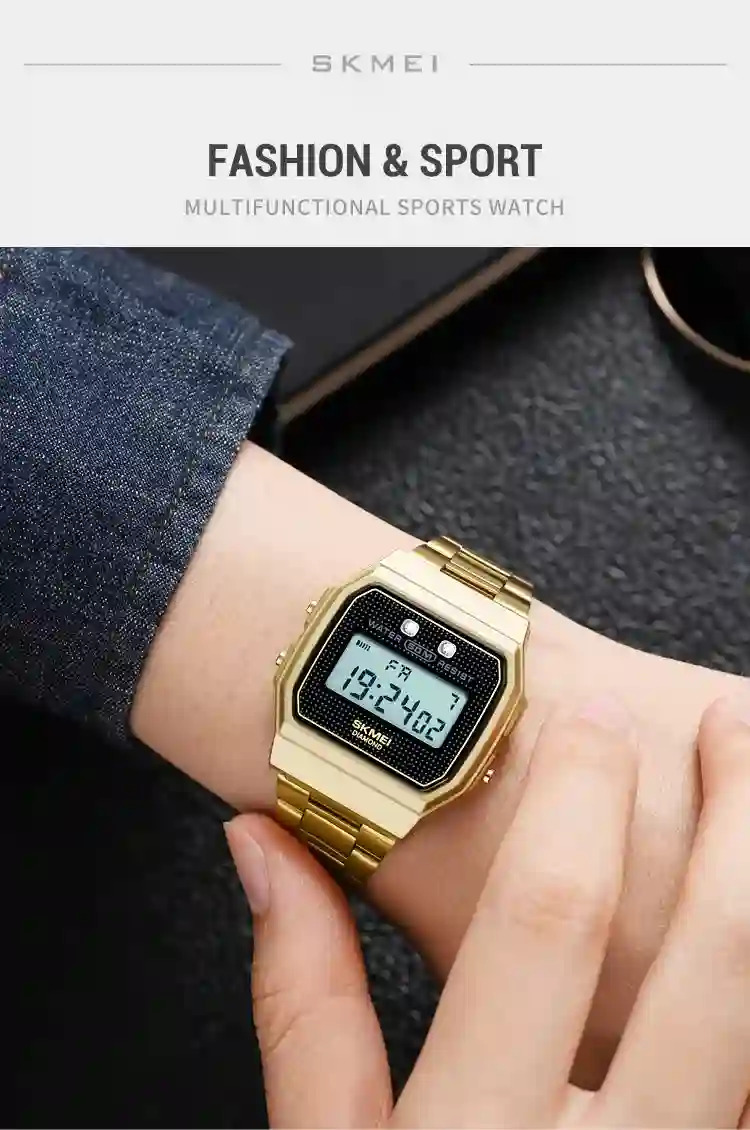 SKMEI Sports Digital Watch For Men Women Casual Electronic Watch Count Down Timer Waterproof Chrono Wristwatch Relogio Masculino