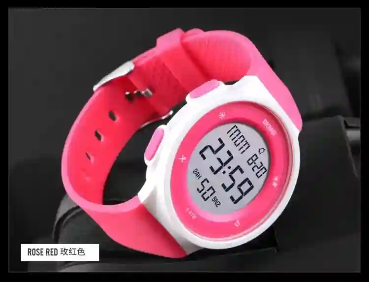 SKMEI Youth Cool Digital Sport Watches For Men Women Student 5Bar Waterproof Countdown Wristwatch Alarm Clock Watch Reloj Hombre