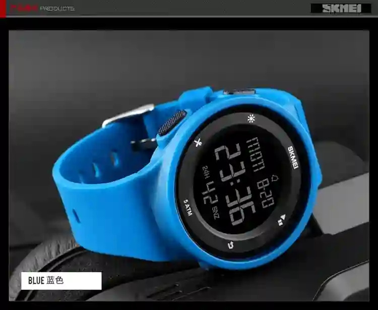 SKMEI Youth Cool Digital Sport Watches For Men Women Student 5Bar Waterproof Countdown Wristwatch Alarm Clock Watch Reloj Hombre