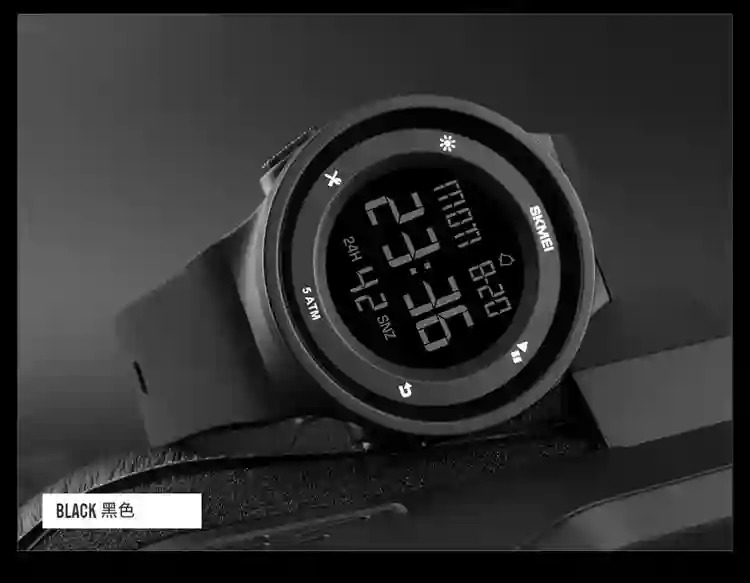 SKMEI Youth Cool Digital Sport Watches For Men Women Student 5Bar Waterproof Countdown Wristwatch Alarm Clock Watch Reloj Hombre