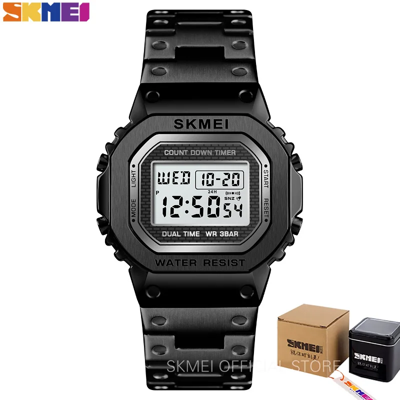 black with box