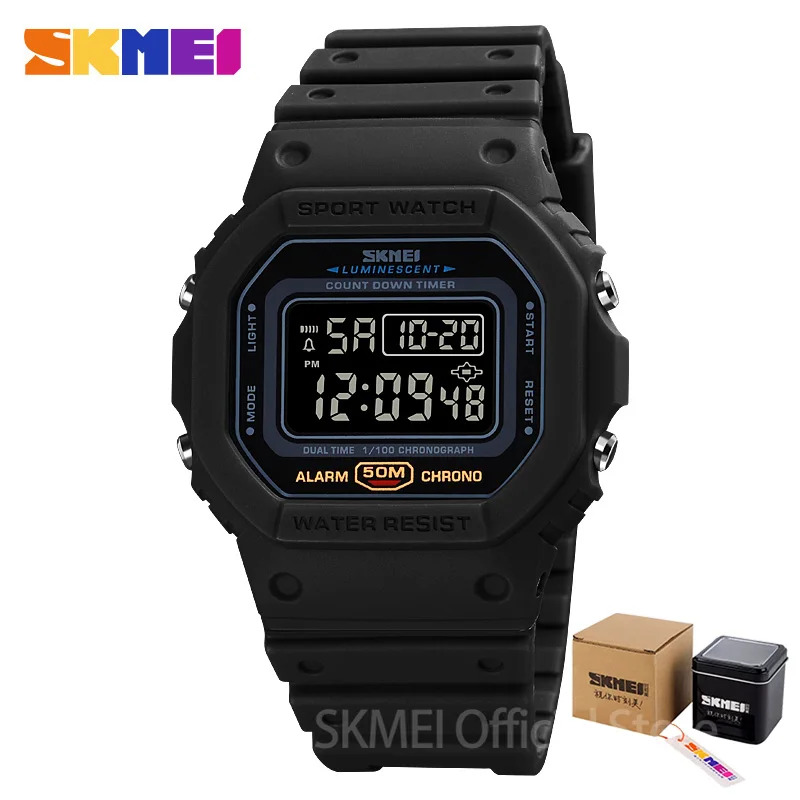 black with box