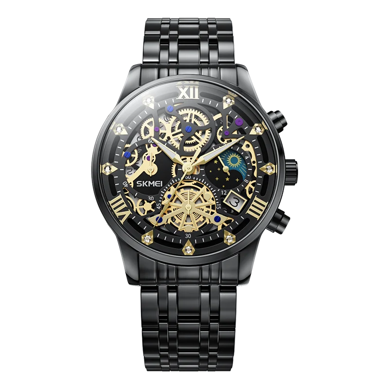 black gold steel