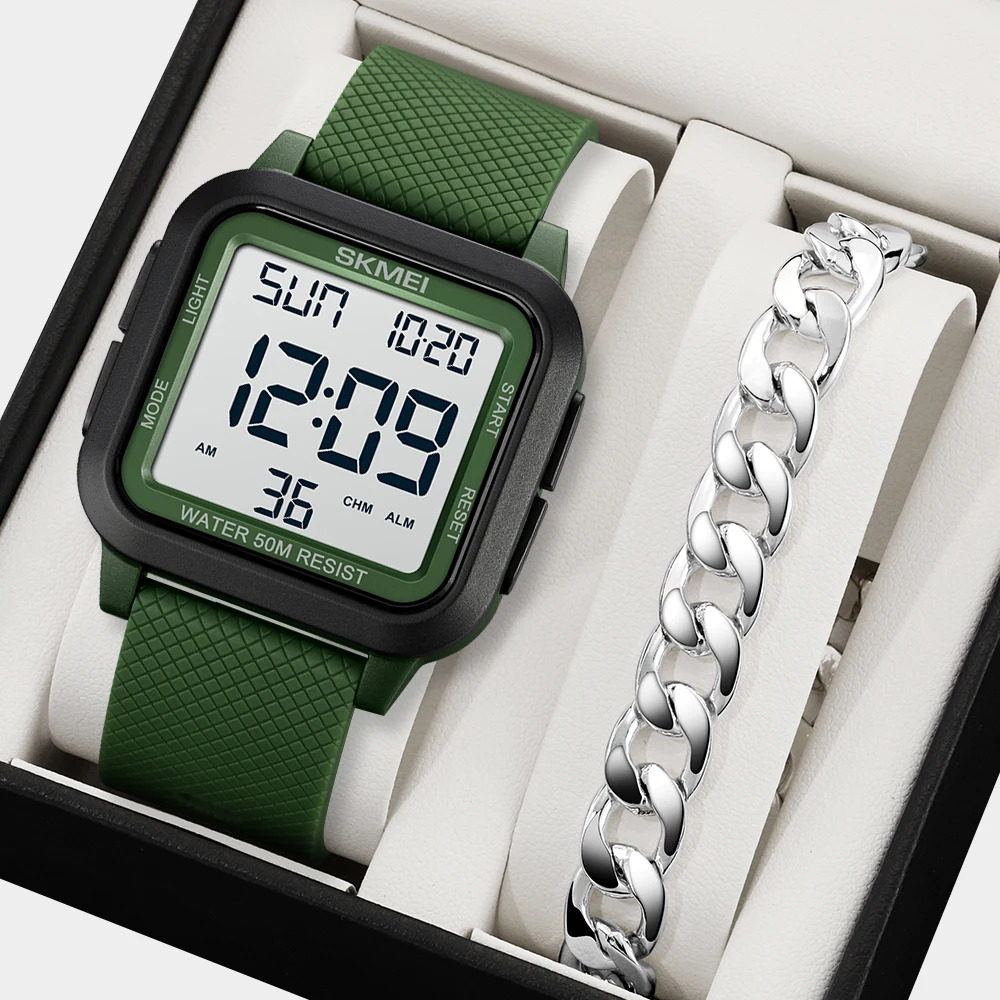 Army Green-White