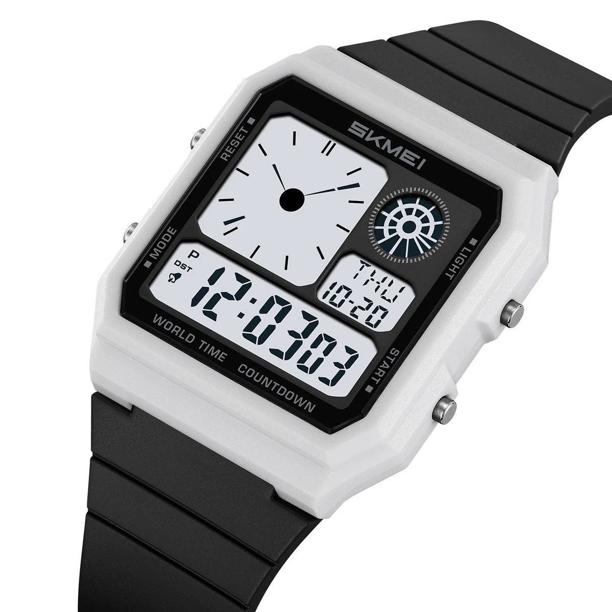 white black
