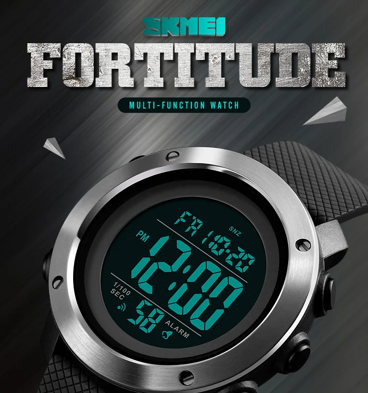 SKMEI 5Bar Waterproof Electronics Watches Sports Wristwatch For Men Fashion Business Alarm Clock Digital Watch Relogio Masculino
