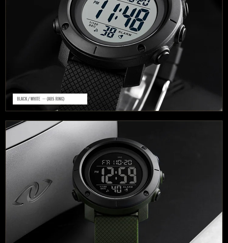 SKMEI 5Bar Waterproof Electronics Watches Sports Wristwatch For Men Fashion Business Alarm Clock Digital Watch Relogio Masculino