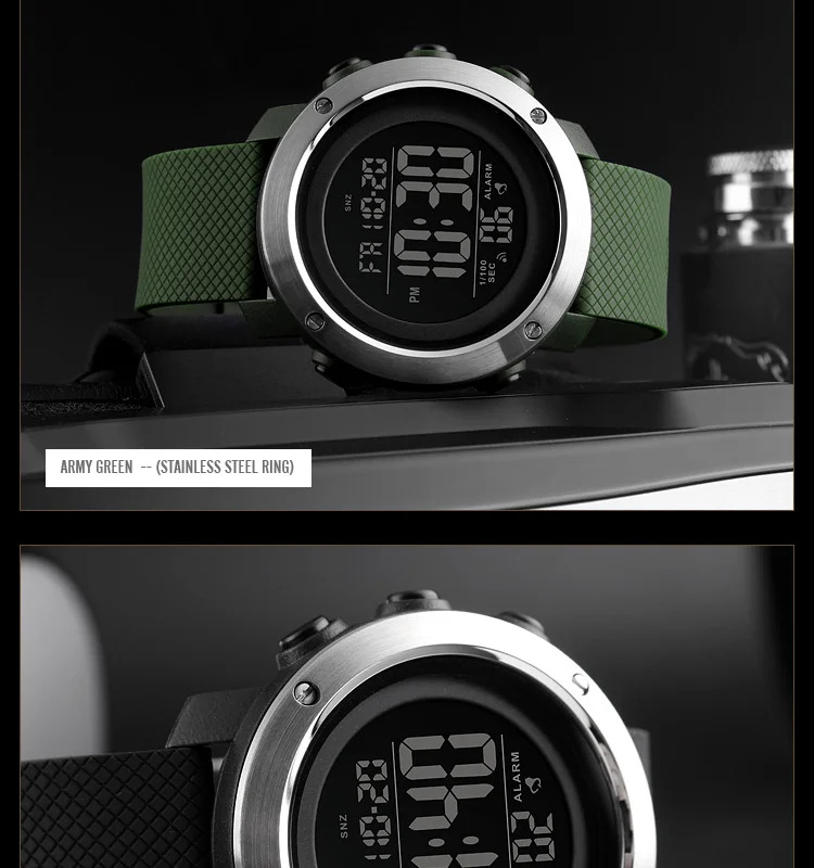SKMEI 5Bar Waterproof Electronics Watches Sports Wristwatch For Men Fashion Business Alarm Clock Digital Watch Relogio Masculino