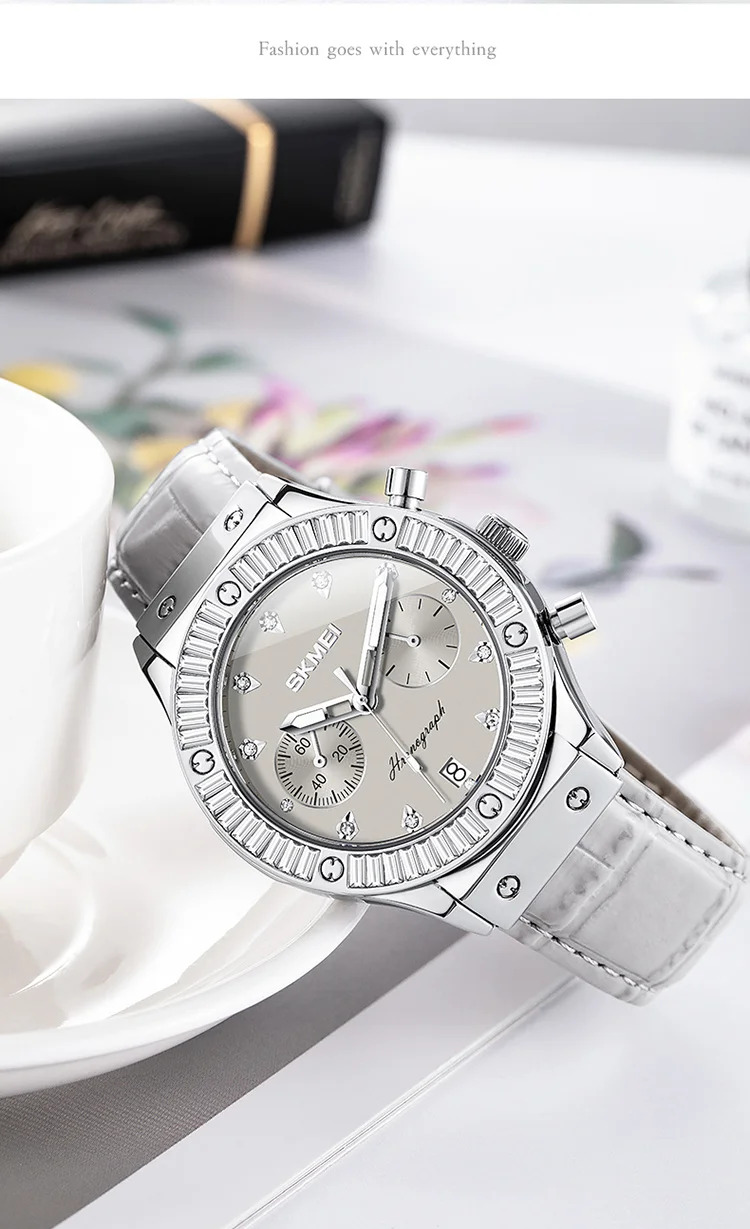 SKMEI Fashion Male Wristwatches Calendar Waterproof Watches Top Brands Luxury Movement Quartz Watch For Mens Women Reloj Hombre