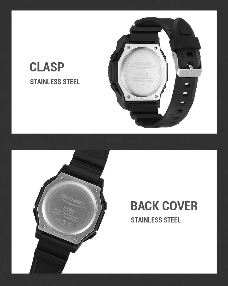 SKMEI Casual Solar Energy Digital Sports Electronic Watches For Men Women Fashion 5Bar Waterproof Chrono Wristwatch and Bracelet