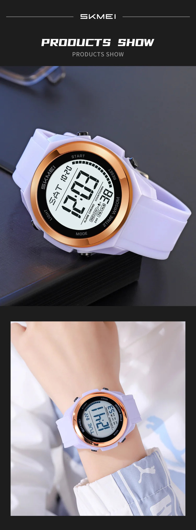 SKMEI Simple Waterproof Electronics Watches Sports Digital Wristwatch For Men Women Students Chrono Military Watch Reloj Hombre