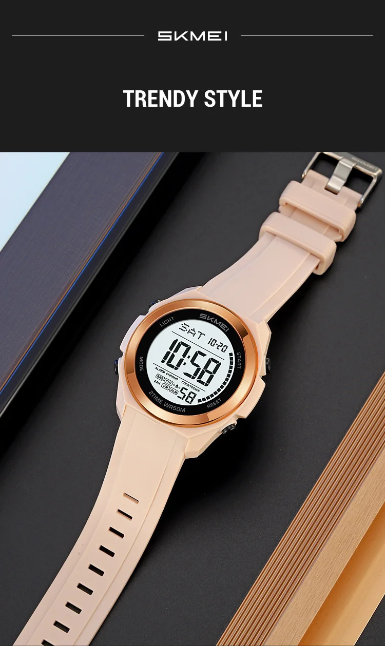 SKMEI Simple Waterproof Electronics Watches Sports Digital Wristwatch For Men Women Students Chrono Military Watch Reloj Hombre
