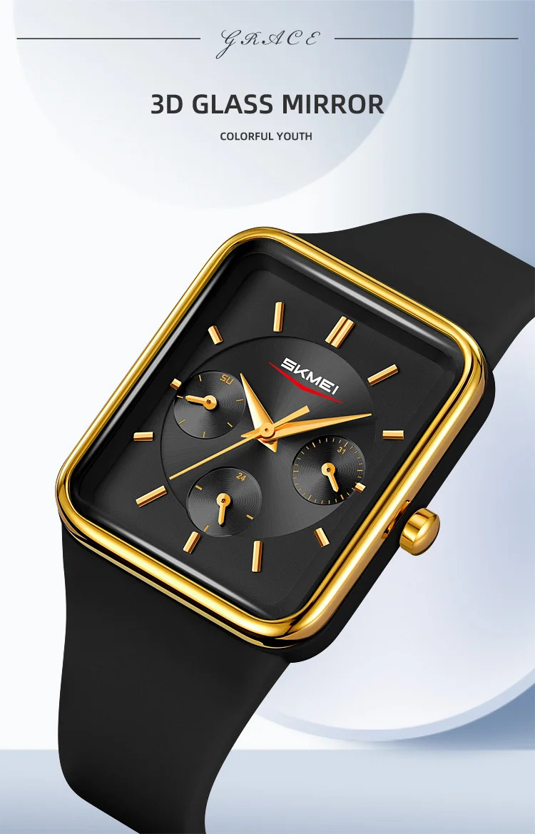 SKMEI Luxury Movement Quartz Watch For Men Women Business Date Week Wristwatch Fashion Design Waterproof Time Watch Reloj Hombre