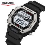 Skmei 2522 Multifunctional Digital Sports Watch with Dual Time and Countdown Timer (50M Waterproof)