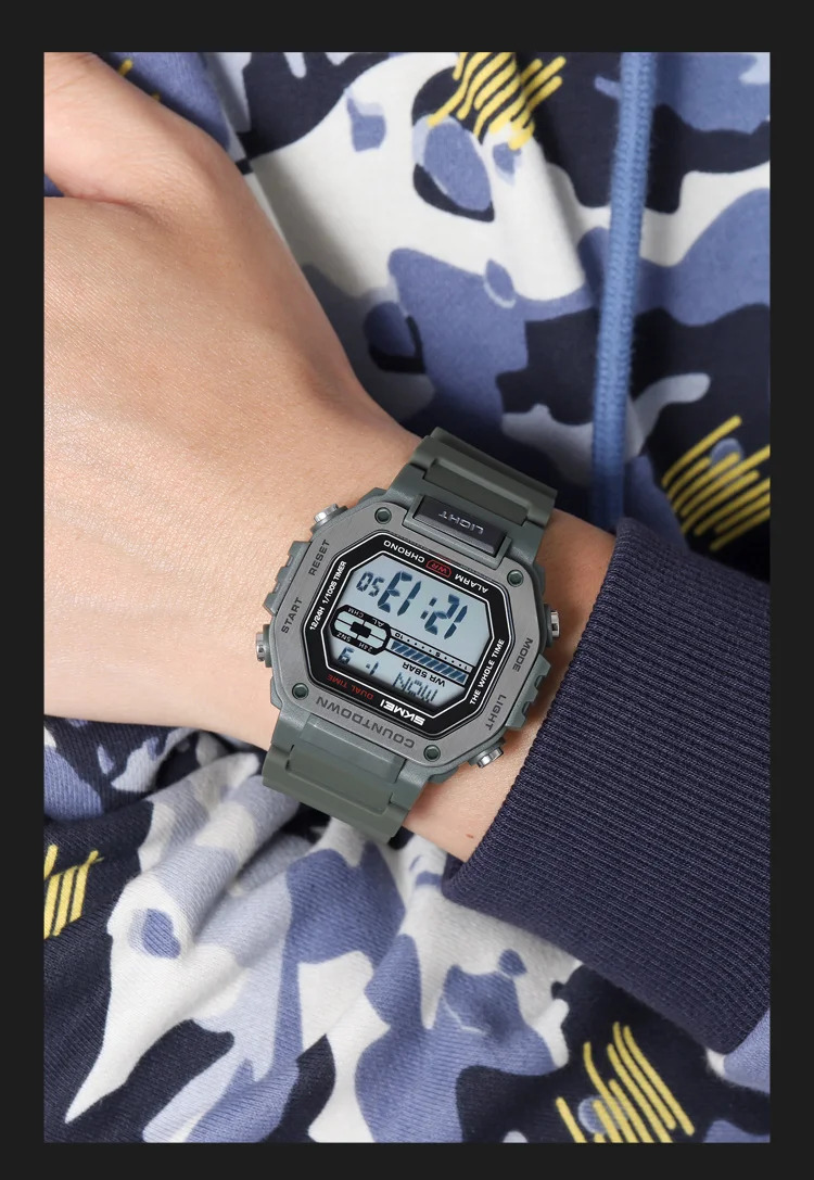 SKMEI Alarm Clock Sport Digital Wristwatches For Men Women Waterproof Date Electronic Watches Chrono Military Watch Reloj Hombre