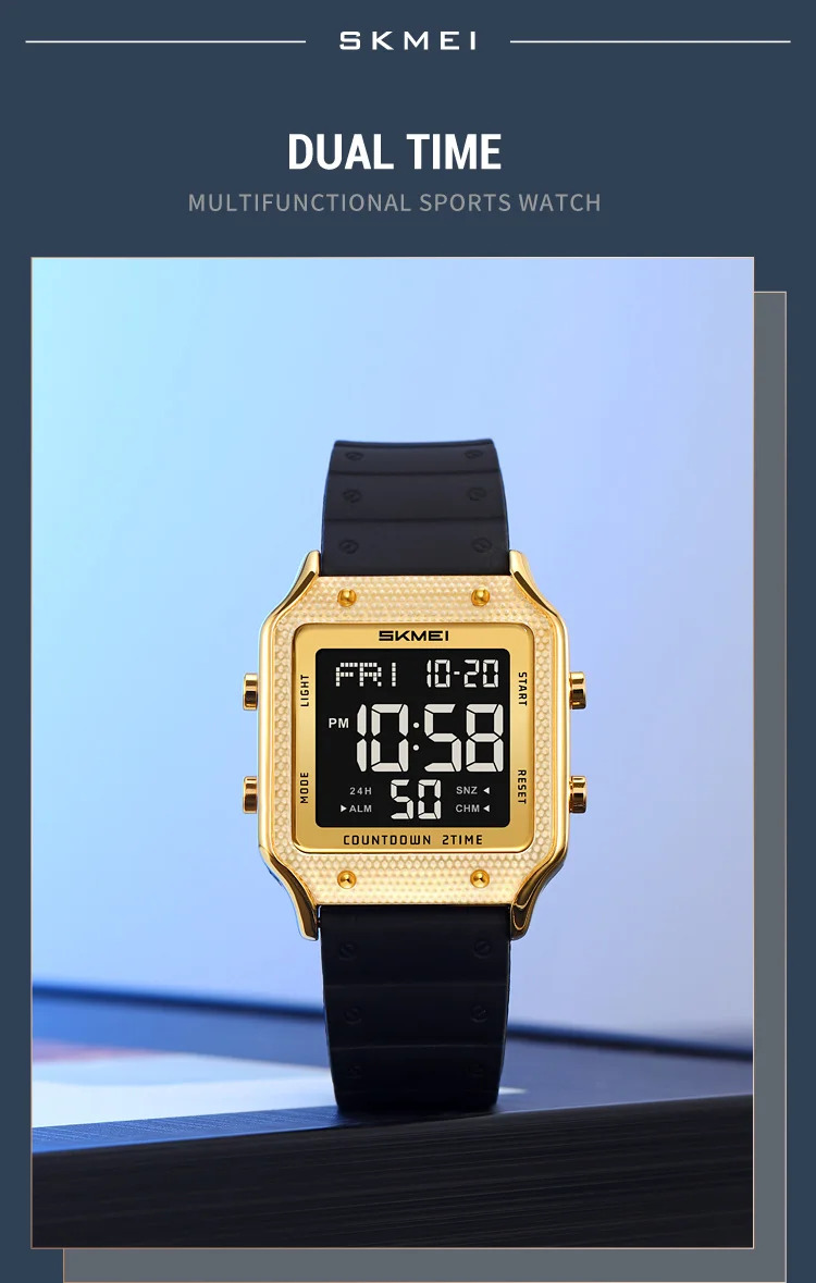 SKMEI Chrono Military Electronic Watch Alarm Sport Digital Wristwatch For Men Women Student Waterproof Date Watches Reloj Hombre