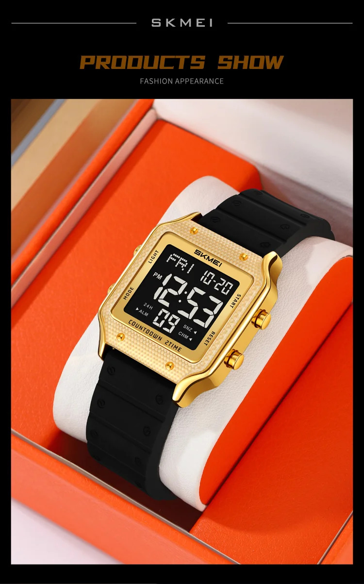 SKMEI Chrono Military Electronic Watch Alarm Sport Digital Wristwatch For Men Women Student Waterproof Date Watches Reloj Hombre