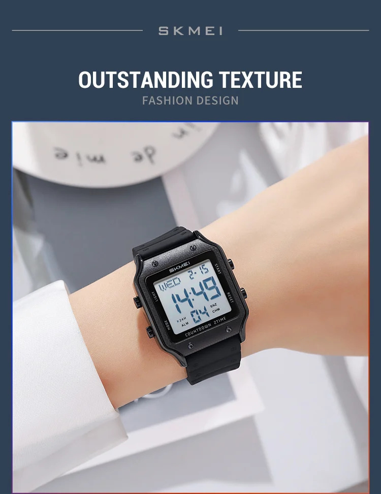 SKMEI Chrono Military Electronic Watch Alarm Sport Digital Wristwatch For Men Women Student Waterproof Date Watches Reloj Hombre