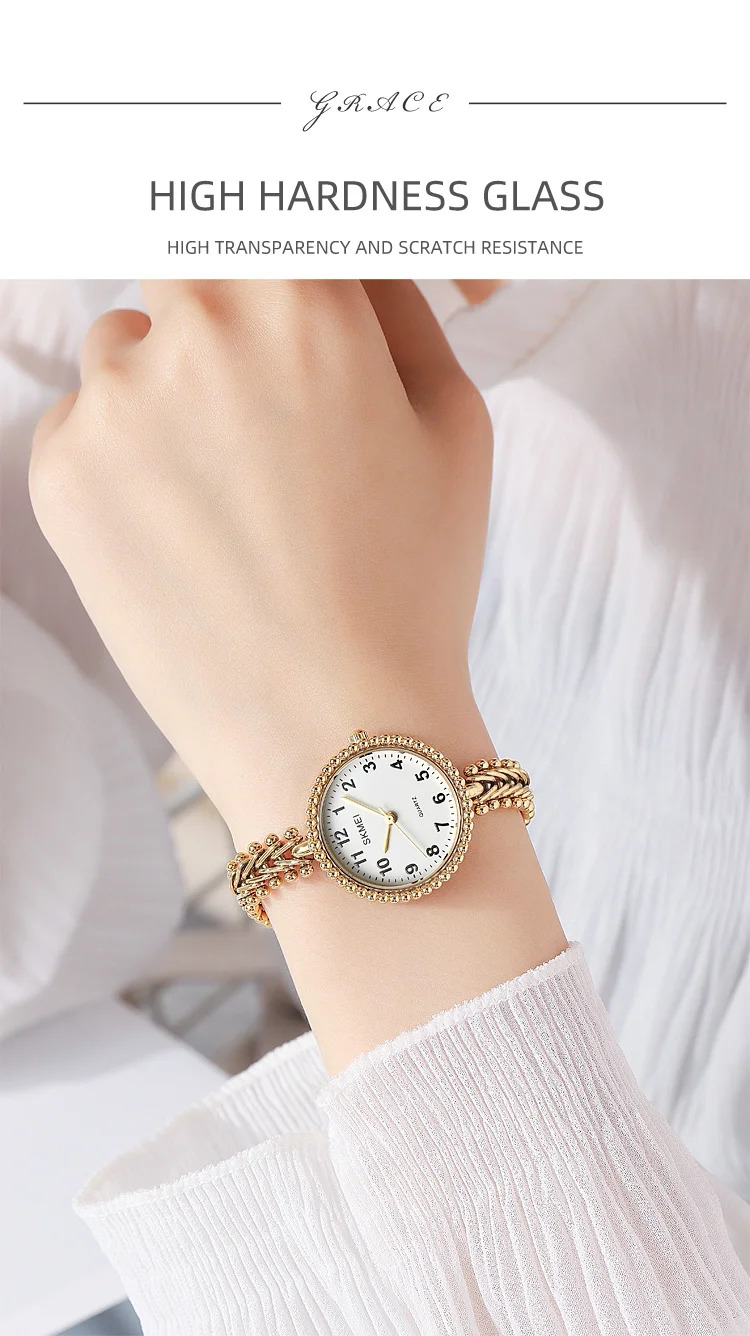 SKMEI Lady Elegant Sweet Quartz Watches For Women Fashion Simple Luxury Wristwatch 3Bar Waterproof Time Female Watch Reloj Mujer