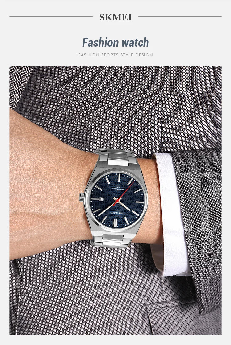 SKMEI Simple Movement Quartz Watches For Men Women Casual Business Date Wristwatches Fashion Waterproof Time Watch Reloj Hombre