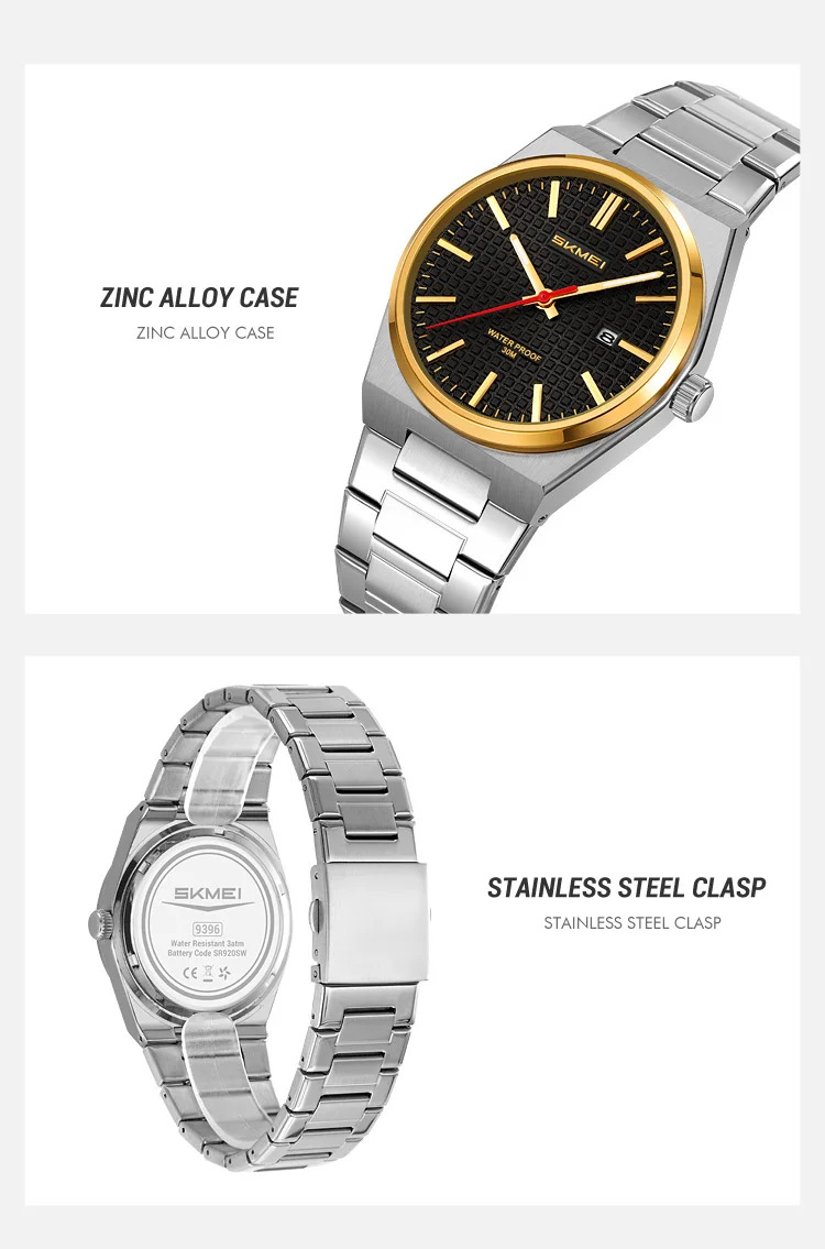 SKMEI Simple Movement Quartz Watches For Men Women Casual Business Date Wristwatches Fashion Waterproof Time Watch Reloj Hombre