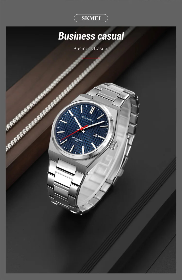 SKMEI Simple Movement Quartz Watches For Men Women Casual Business Date Wristwatches Fashion Waterproof Time Watch Reloj Hombre