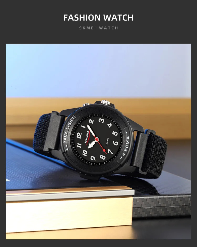 SKMEI Fashion Back Light Quartz Wristwatches For Men Women Students Teen Sports 5Bar Waterproof Watches Creative Outdoor Watch