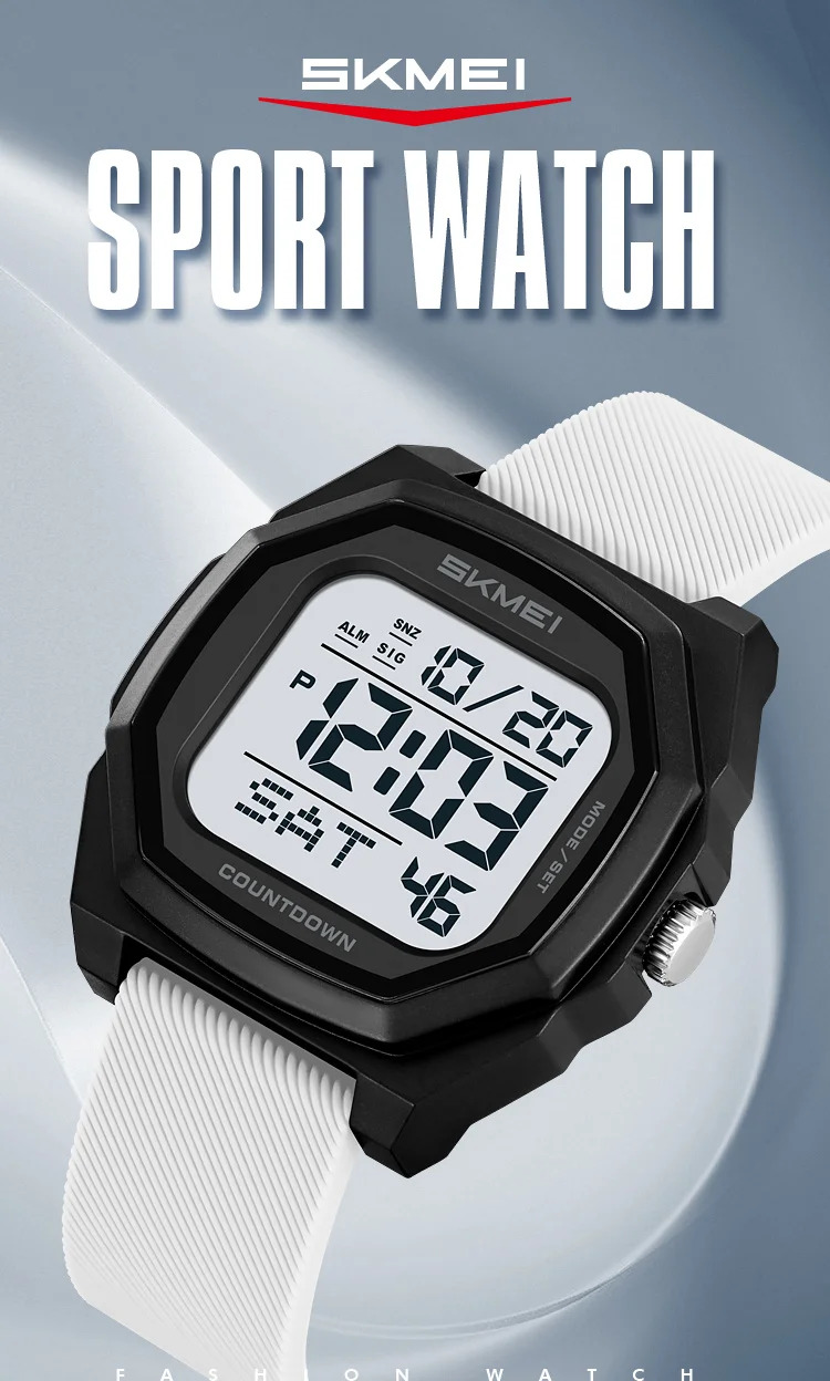 SKMEI Military Sports Digital Wristwatch For Men Women Waterproof Date Electronics Watches Alarm Clock Chrono Watch Reloj Hombre