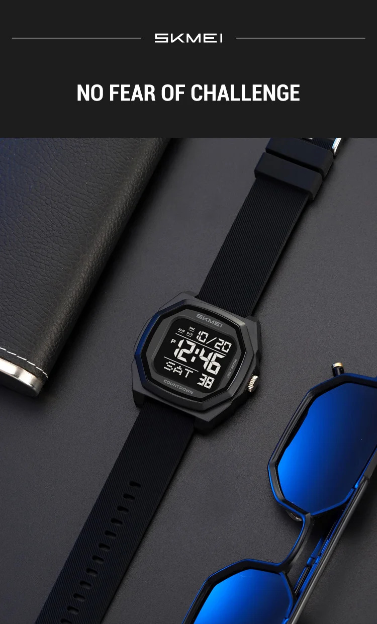SKMEI Military Sports Digital Wristwatch For Men Women Waterproof Date Electronics Watches Alarm Clock Chrono Watch Reloj Hombre