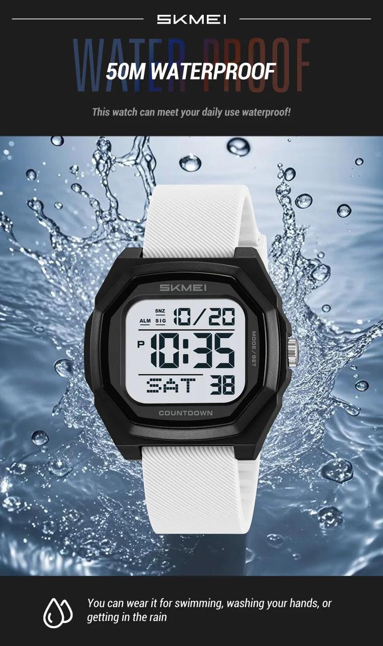 SKMEI Military Sports Digital Wristwatch For Men Women Waterproof Date Electronics Watches Alarm Clock Chrono Watch Reloj Hombre