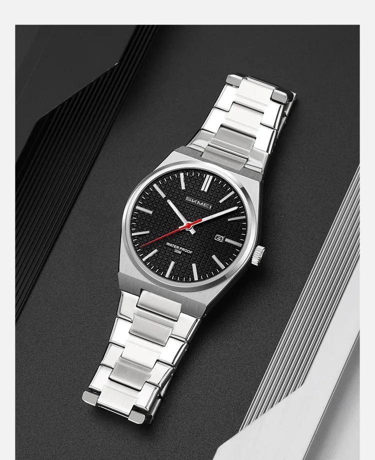 SKMEI Casual Simple Movement Quartz Watches For Men Women Business Date Wristwatches Fashion Waterproof Time Watch Reloj Hombre