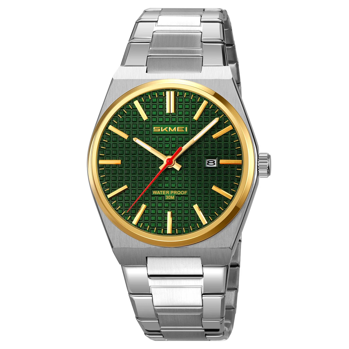 silver gold green
