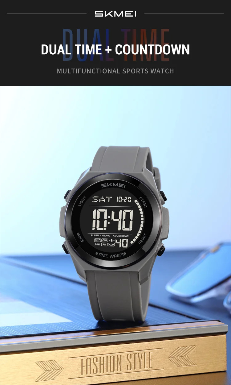 SKMEI Simple Military Waterproof Electronics Watches Sports Digital Wristwatch For Men Women Students Chrono Watch Reloj Hombre