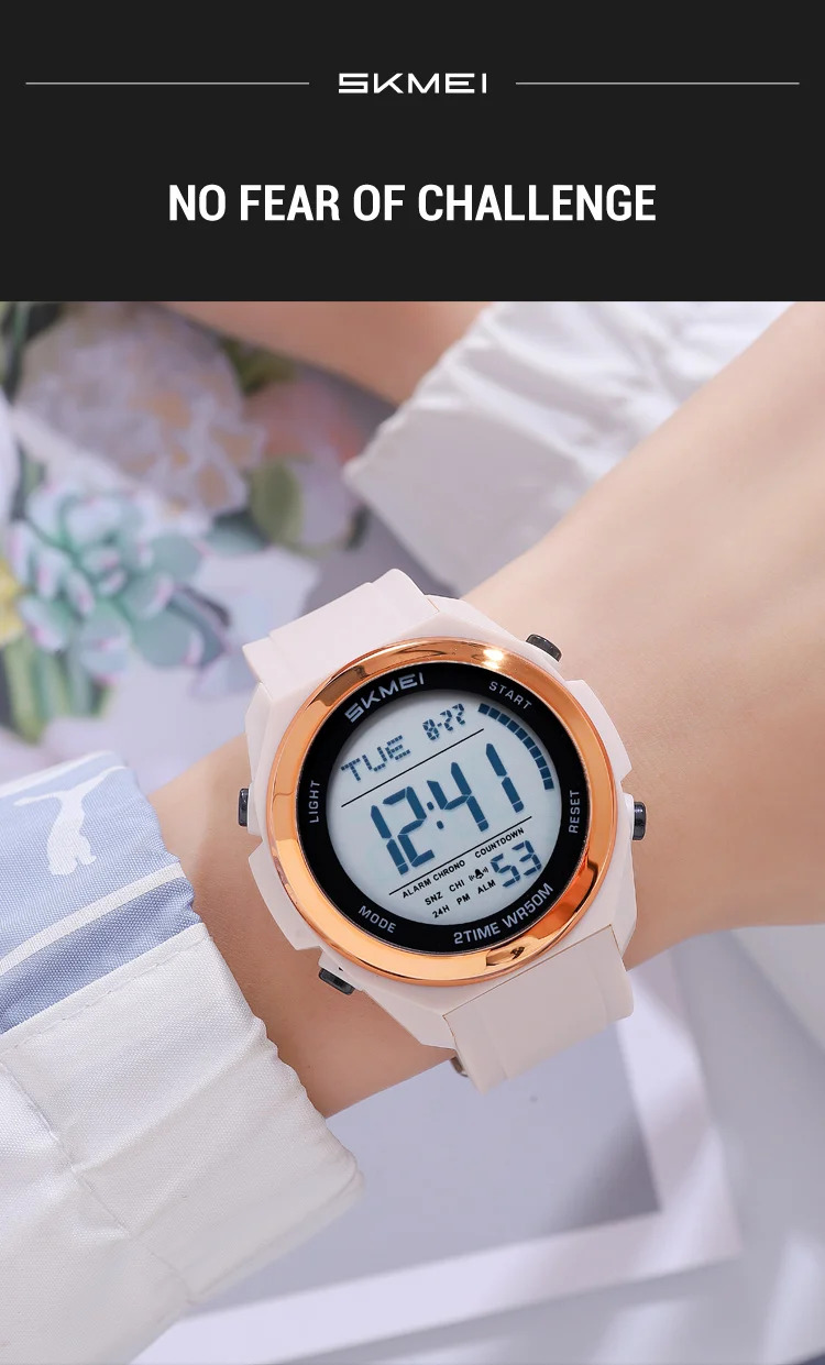 SKMEI Simple Military Waterproof Electronics Watches Sports Digital Wristwatch For Men Women Students Chrono Watch Reloj Hombre