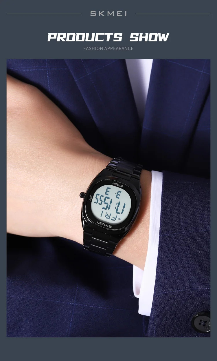 SKMEI Waterproof Electronics Watches Sport Digital Wristwatch For Men Women Students Alarm Military Stopwatch Watch Reloj Hombre