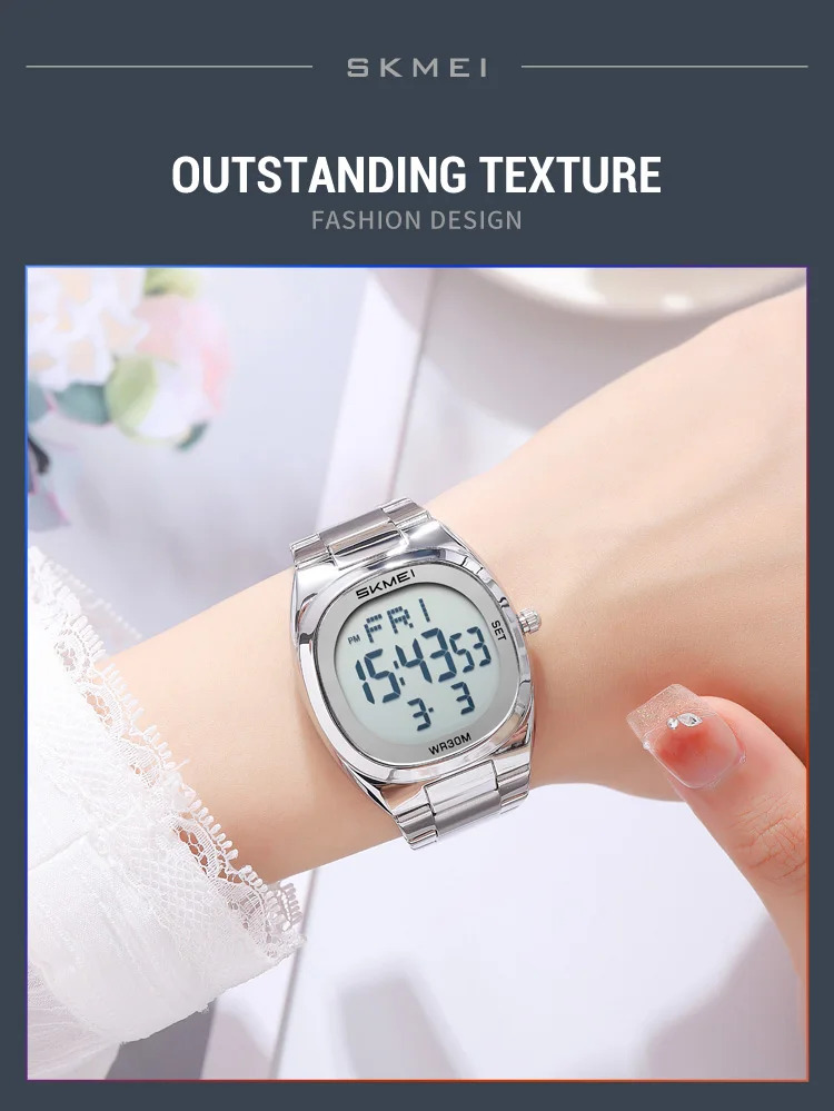 SKMEI Waterproof Electronics Watches Sport Digital Wristwatch For Men Women Students Alarm Military Stopwatch Watch Reloj Hombre
