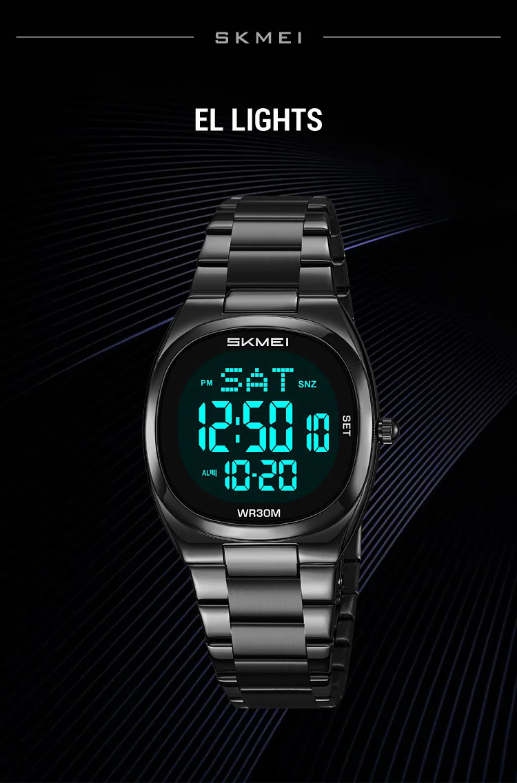 SKMEI Waterproof Electronics Watches Sport Digital Wristwatch For Men Women Students Alarm Military Stopwatch Watch Reloj Hombre