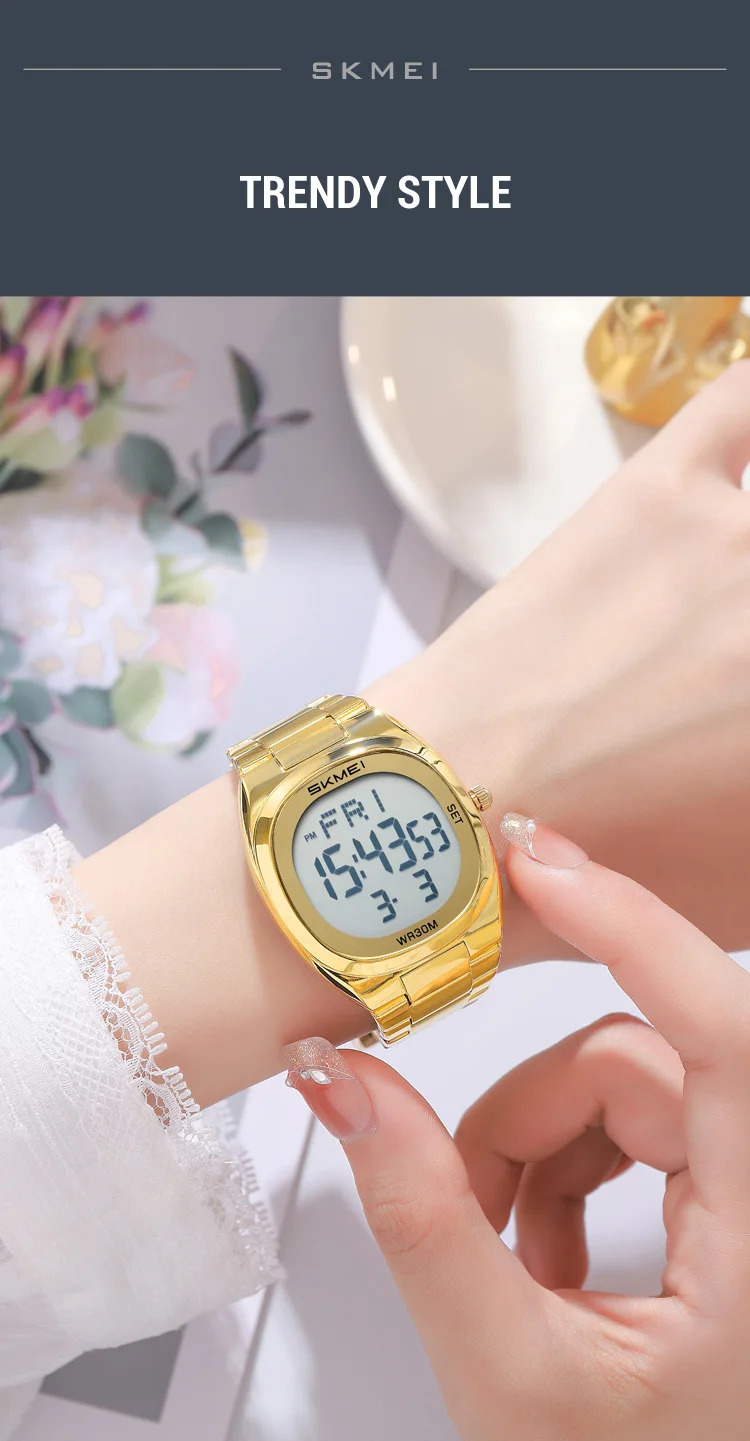 SKMEI Waterproof Electronics Watches Sport Digital Wristwatch For Men Women Students Alarm Military Stopwatch Watch Reloj Hombre