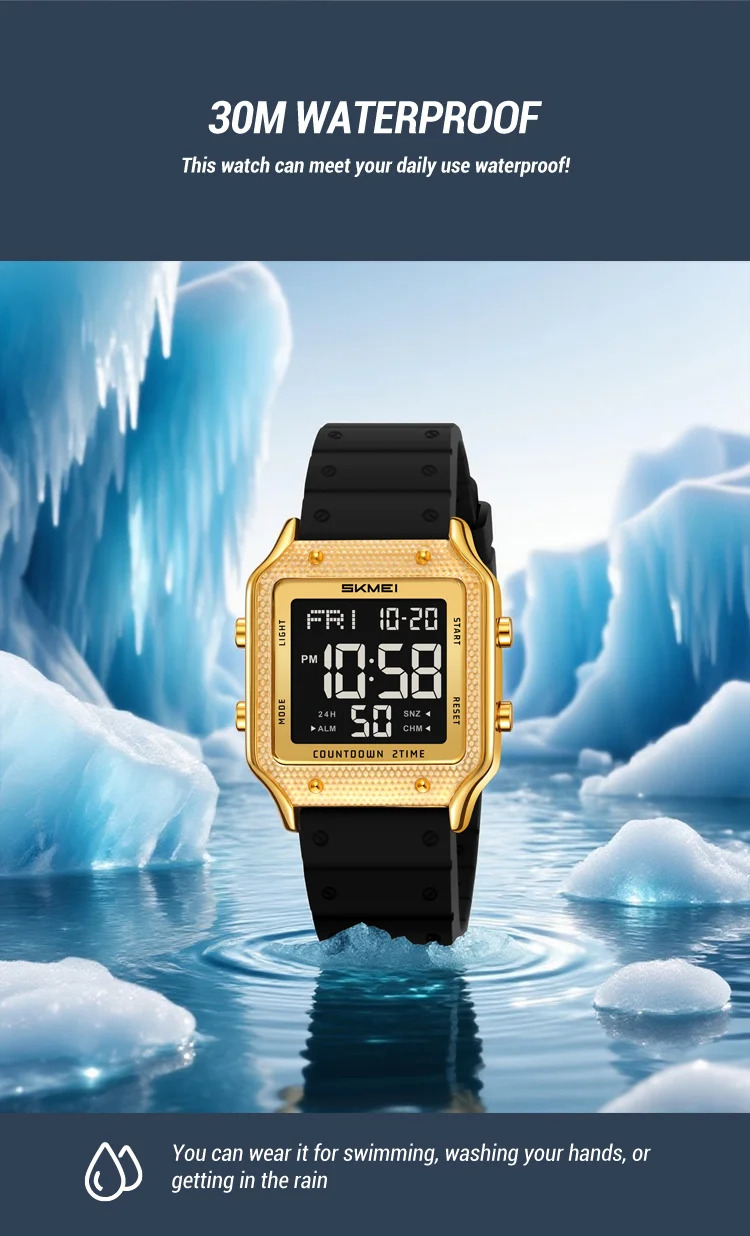 SKMEI Alarm Date Electronic Watch Sport Digital Wristwatch For Men Women Student Chrono Waterproof Military Watches Reloj Hombre
