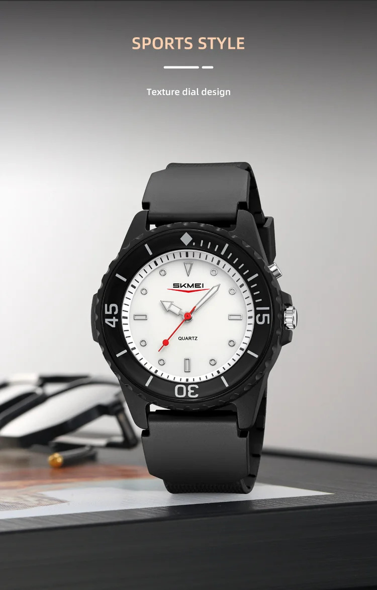 SKMEI Fashion Outdoor Quartz Wristwatches For Men Women Students Teen Sports 5Bar Waterproof Watches Creative Back Light Watch