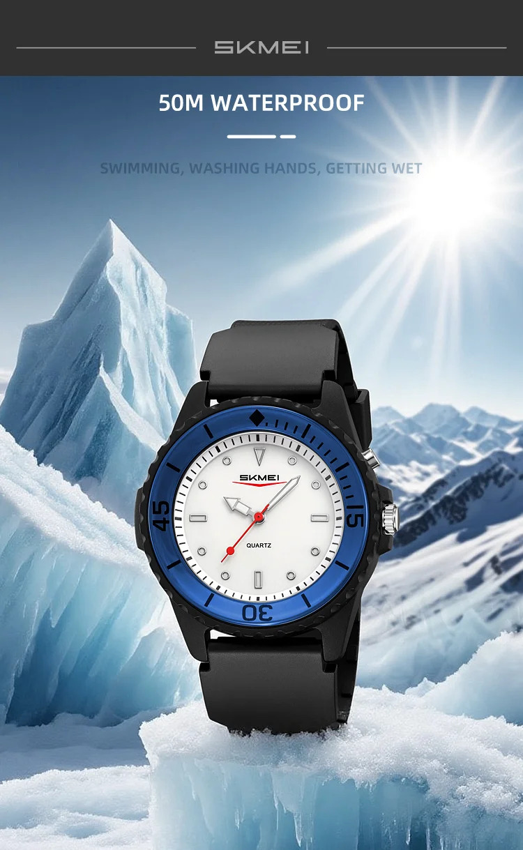 SKMEI Fashion Outdoor Quartz Wristwatches For Men Women Students Teen Sports 5Bar Waterproof Watches Creative Back Light Watch