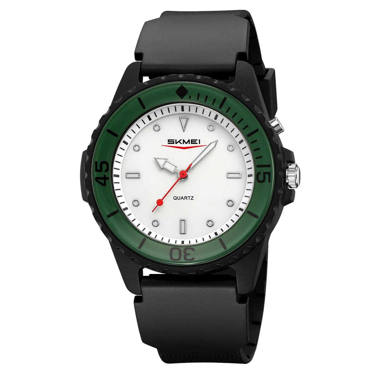 black green-line