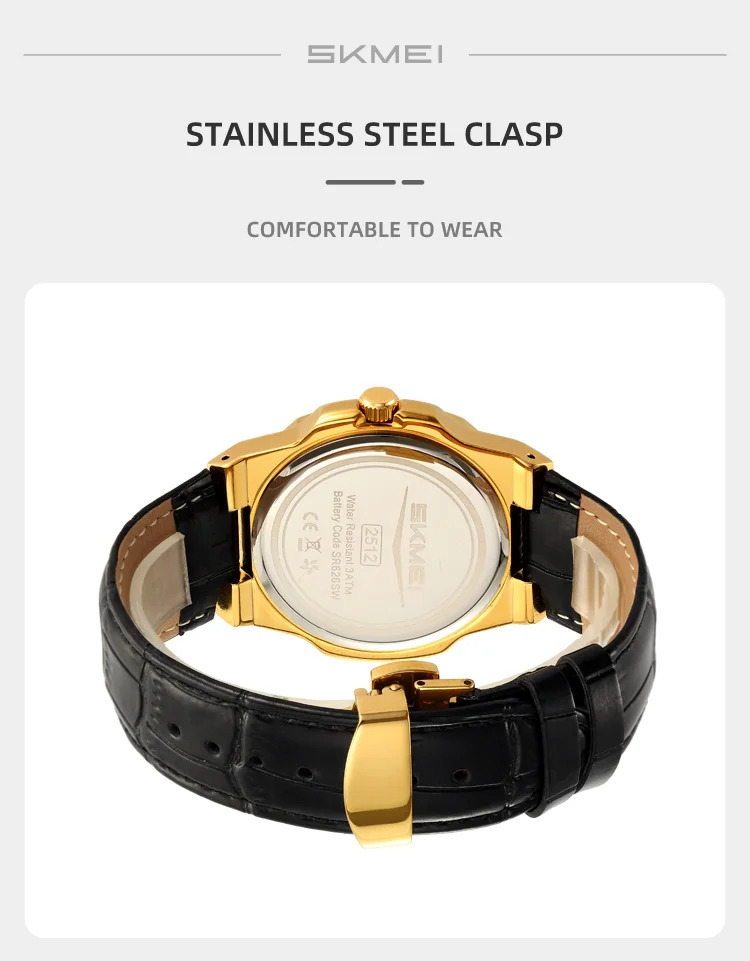 SKMEI Male Business Movement Quartz Watches Sports Fashion Time Watch For Men Women Waterproof Ladies Wristwatch Horloges Mannen