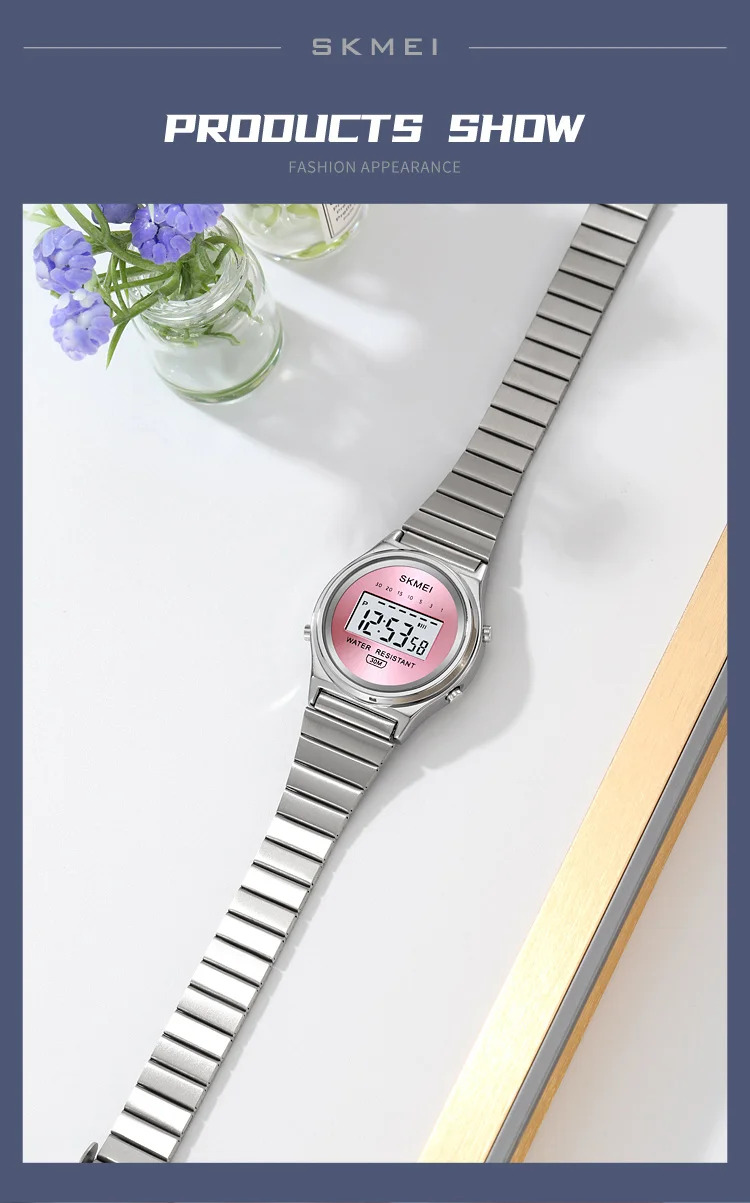 SKMEI Small Dial Digital Wristwatches For Women Top Brands Luxury Watches Ladies Waterproof Sports Stopwatch Electronics Watch