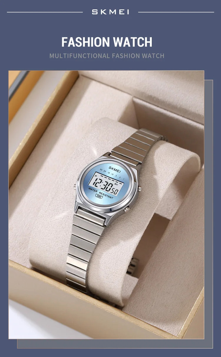 SKMEI Small Dial Digital Wristwatches For Women Top Brands Luxury Watches Ladies Waterproof Sports Stopwatch Electronics Watch