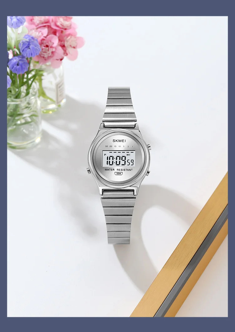 SKMEI Small Dial Digital Wristwatches For Women Top Brands Luxury Watches Ladies Waterproof Sports Stopwatch Electronics Watch