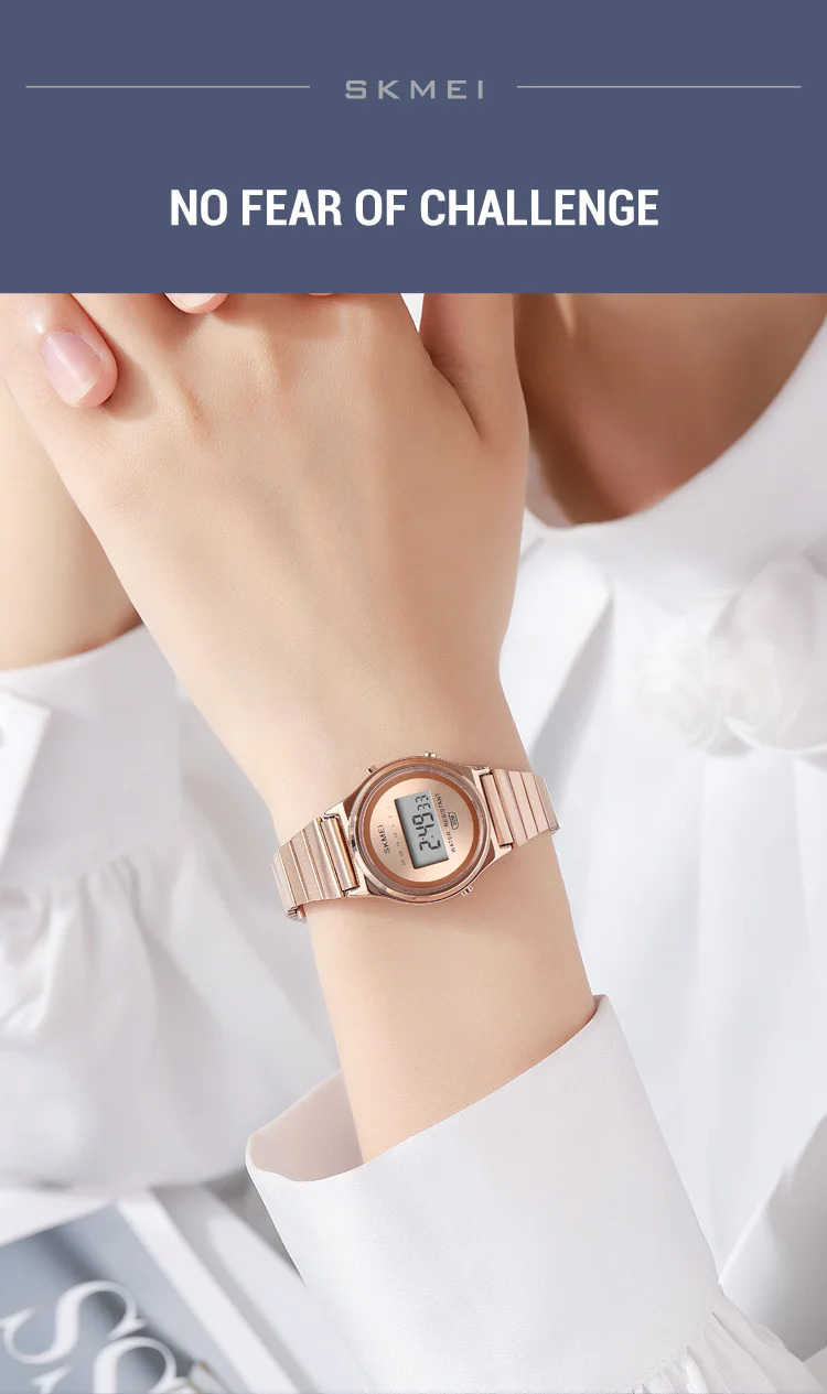 SKMEI Small Dial Digital Wristwatches For Women Top Brands Luxury Watches Ladies Waterproof Sports Stopwatch Electronics Watch